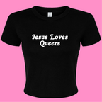 JESUS LOVES QUEERS BABY T-SHIRT