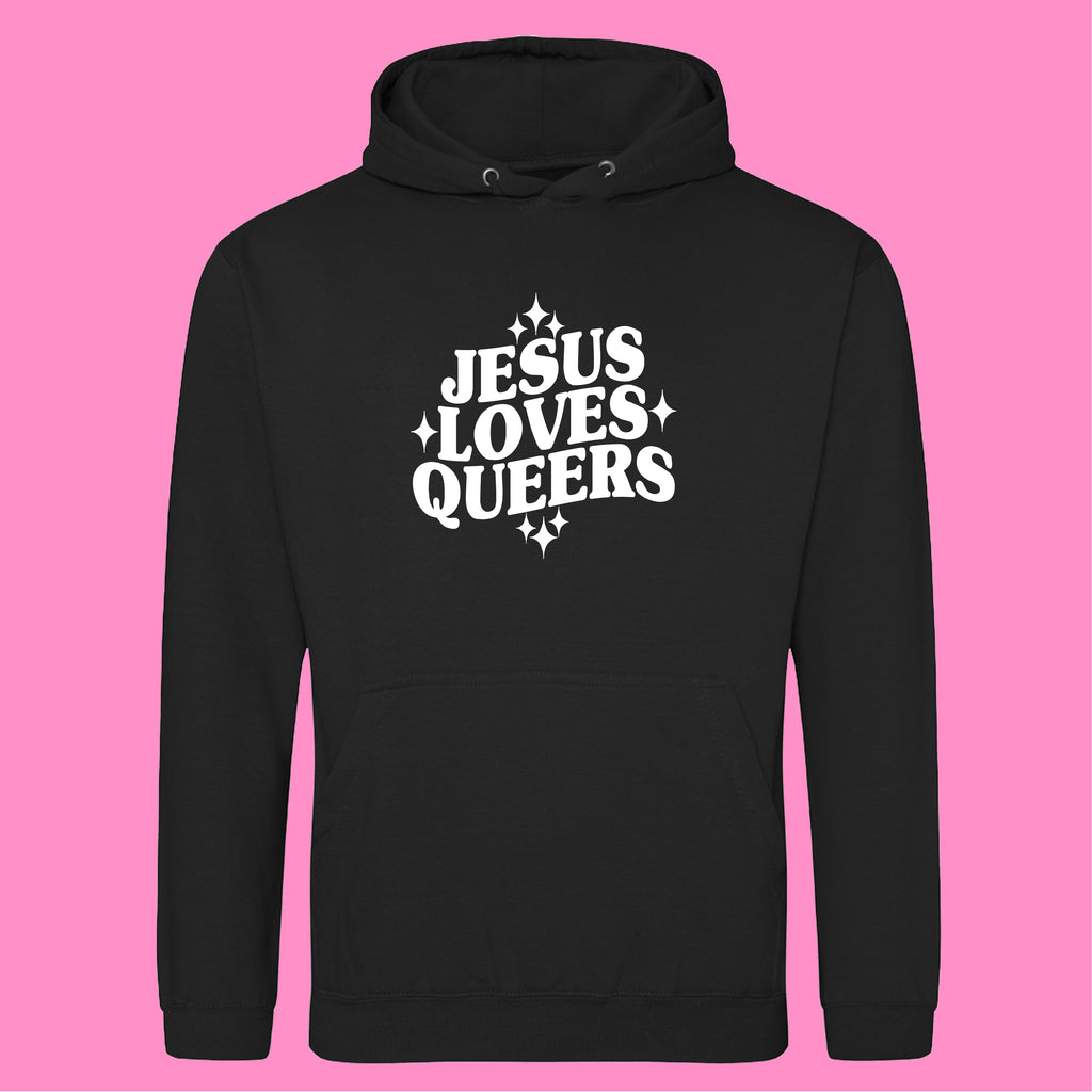 JESUS LOVES QUEERS HOODIE