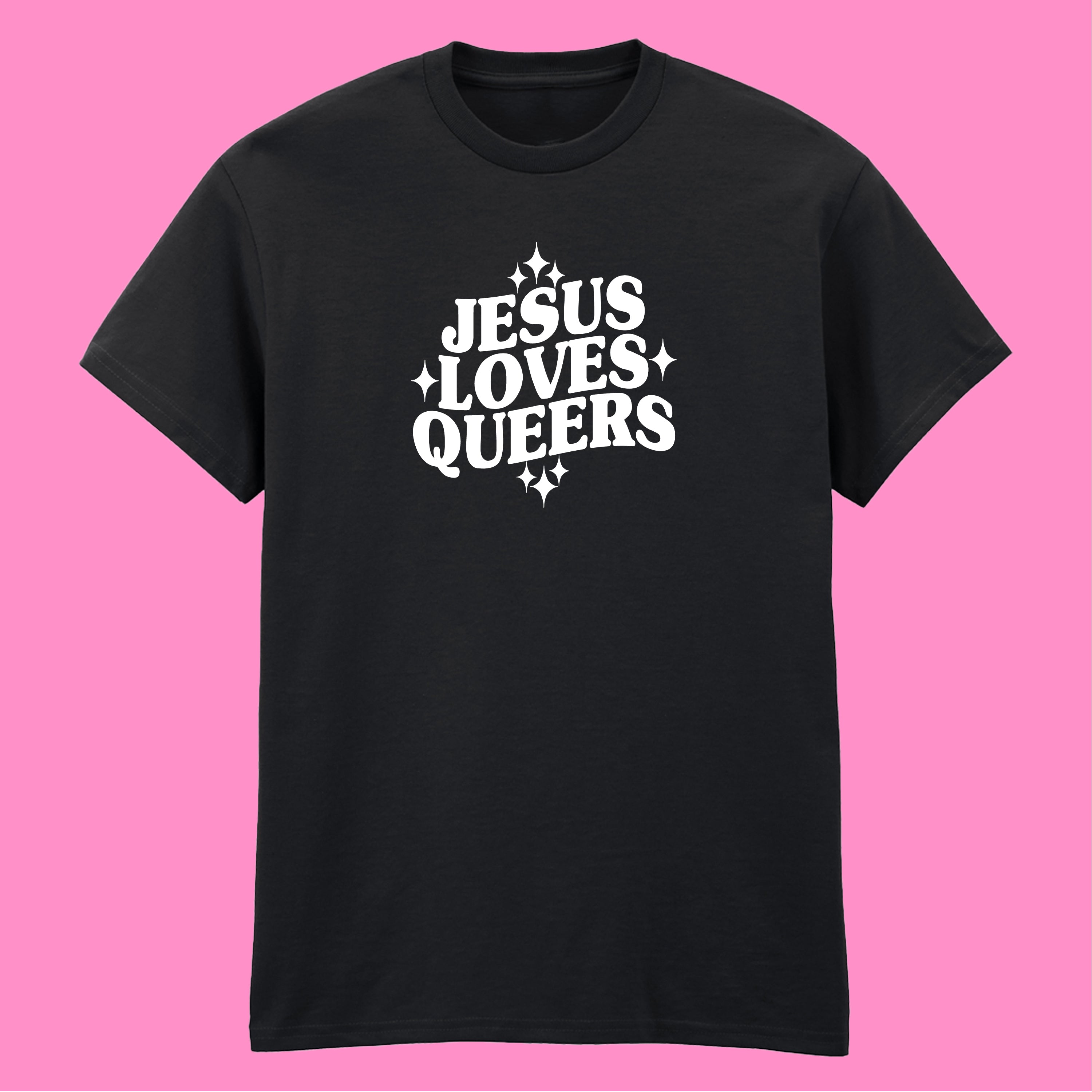 JESUS LOVES QUEERS T-SHIRT