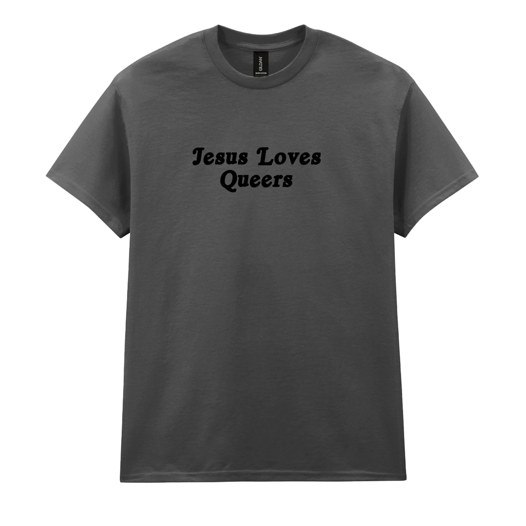 JESUS LOVES QUEERS SIMPLE T-SHIRT