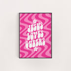 JESUS LOVES QUEERS PRINT