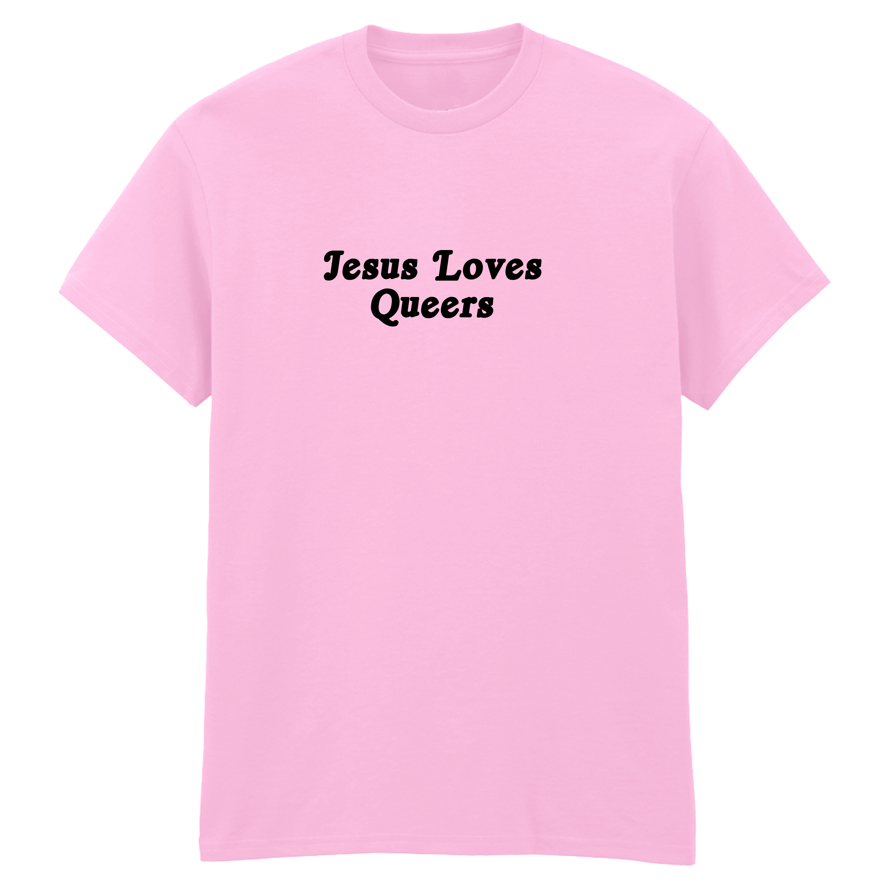 JESUS LOVES QUEERS SIMPLE T-SHIRT