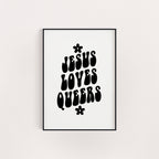 JESUS LOVES QUEERS PRINT