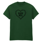 RAISE HELL CHAIN HEART T-SHIRT
