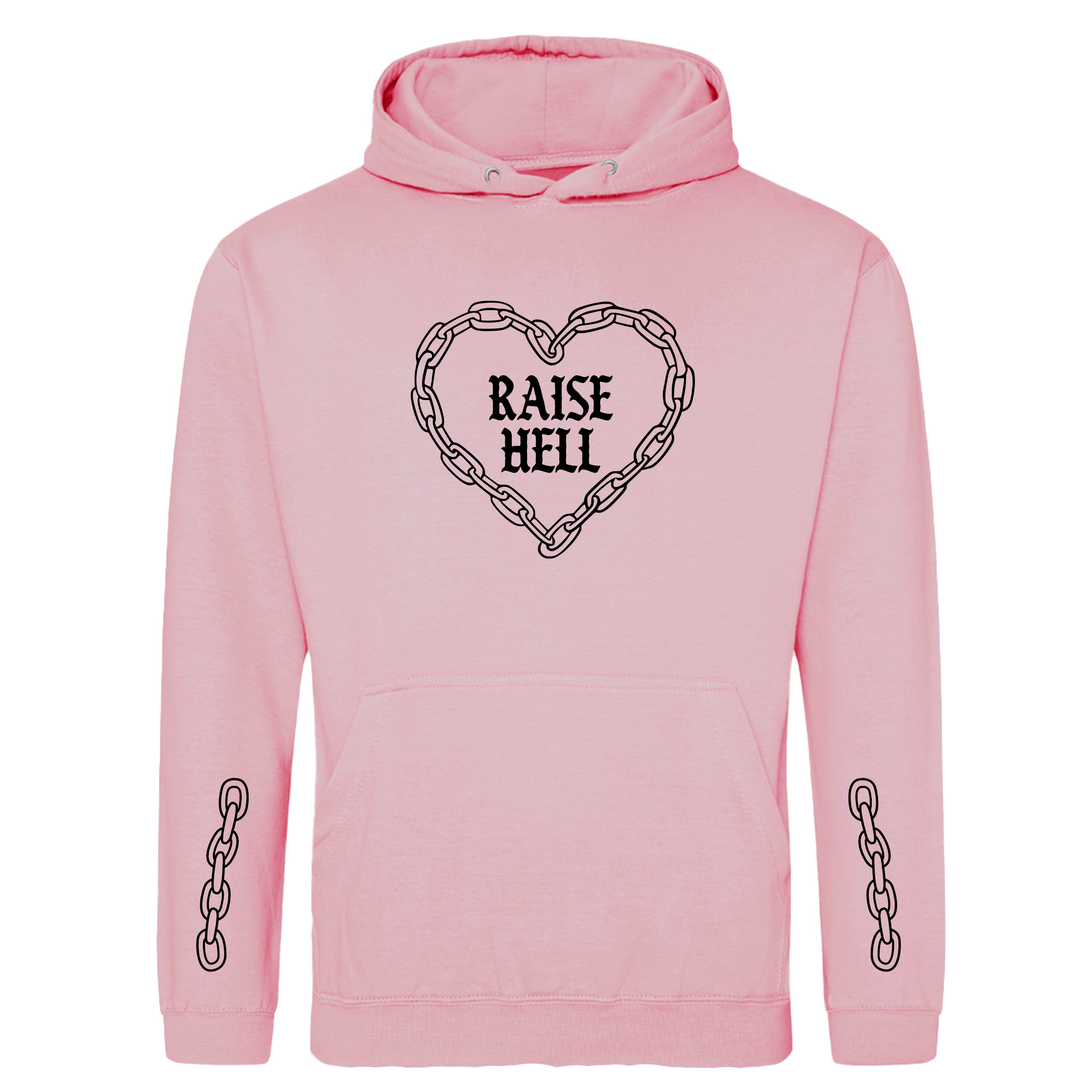 RAISE HELL CHAIN HEART HOODIE