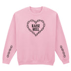 RAISE HELL CHAIN HEART SWEATSHIRT