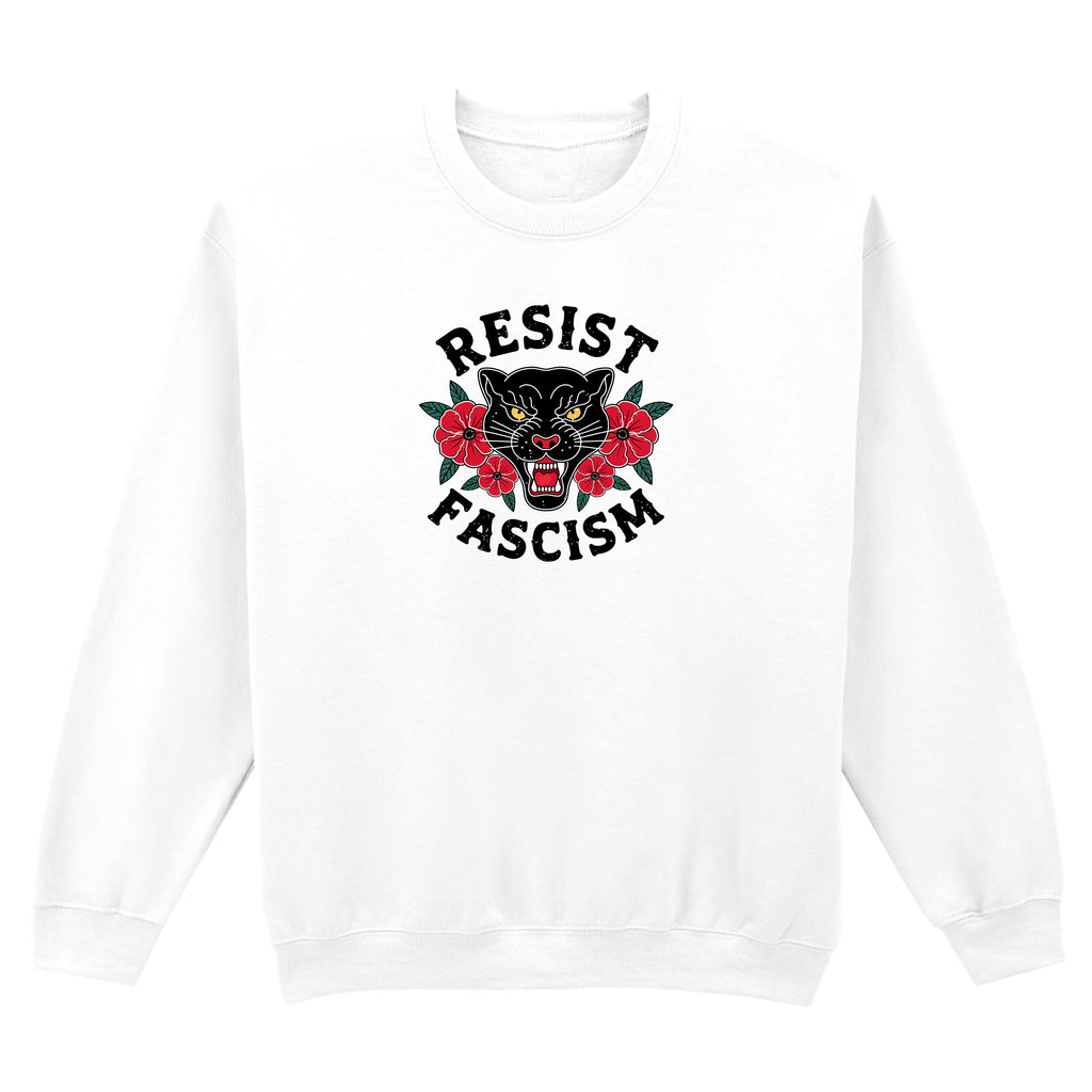 RESIST FASCISM PANTHER SWEATSHIRT