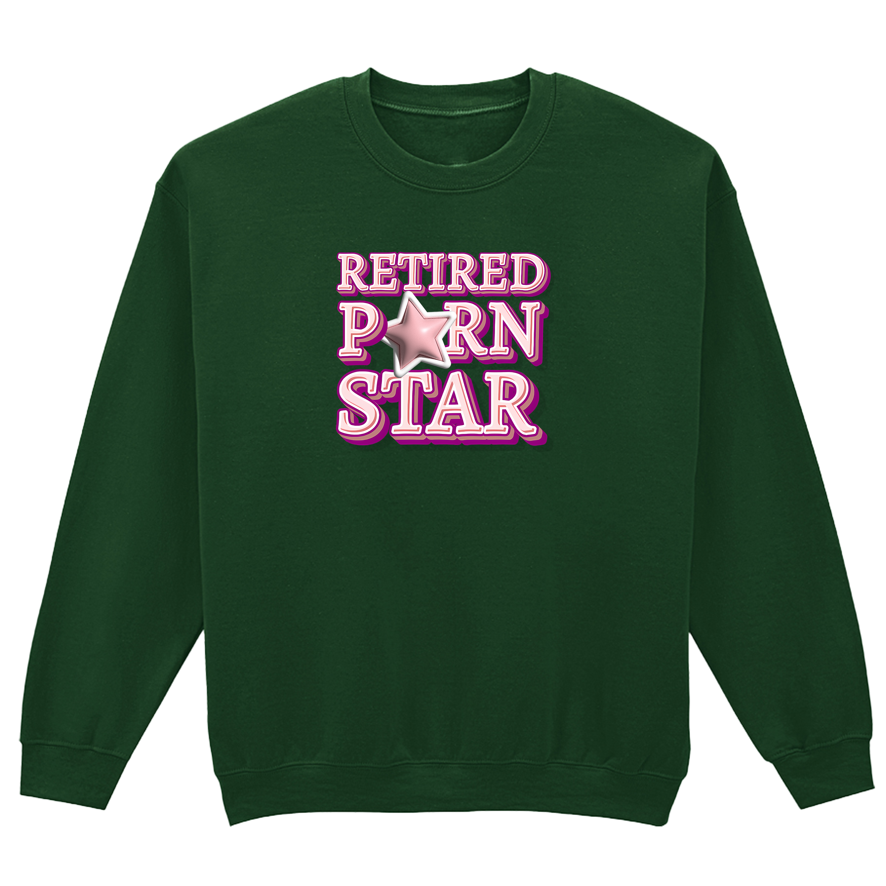 RETIRED PORN STAR SWEATSHIRT