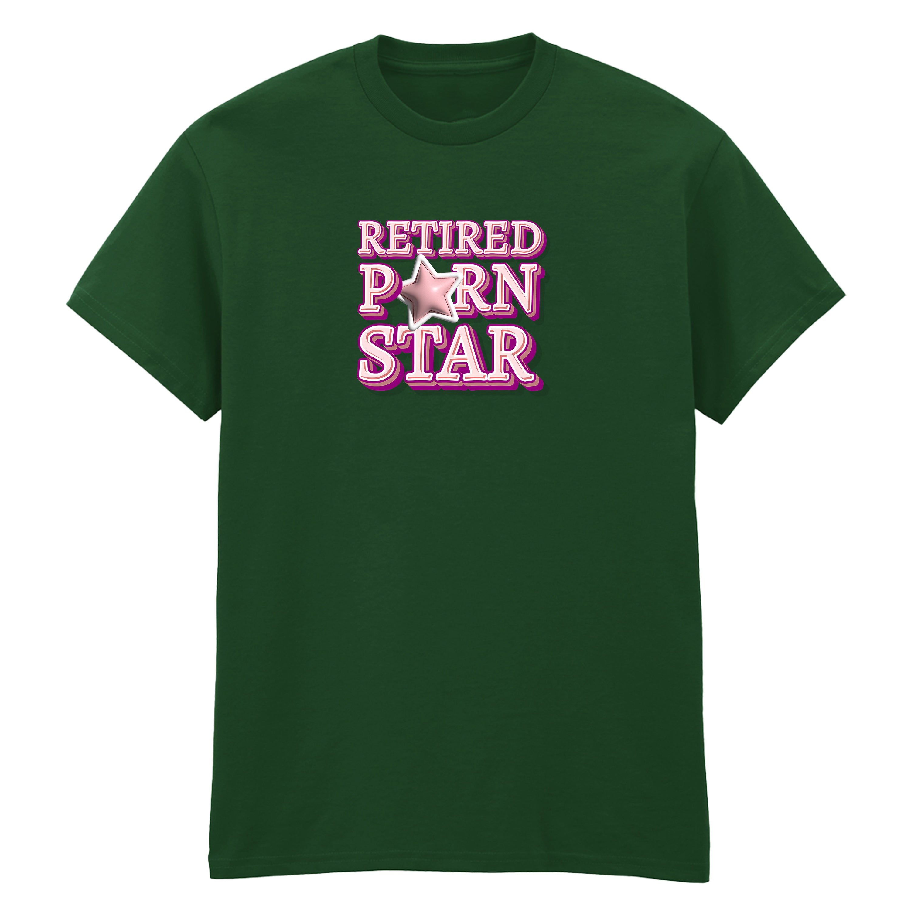 RETIRED PORN STAR T-SHIRT