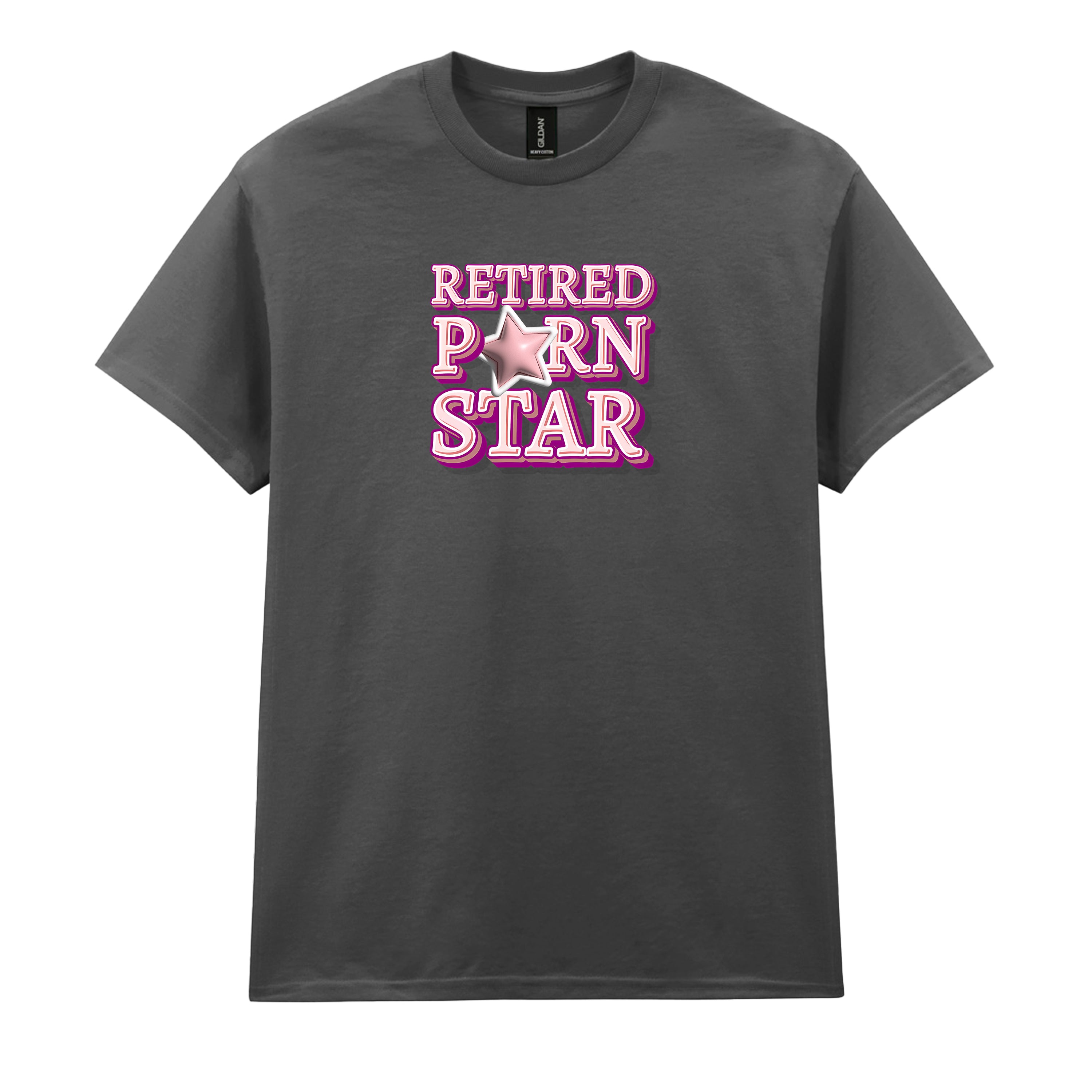 RETIRED PORN STAR T-SHIRT