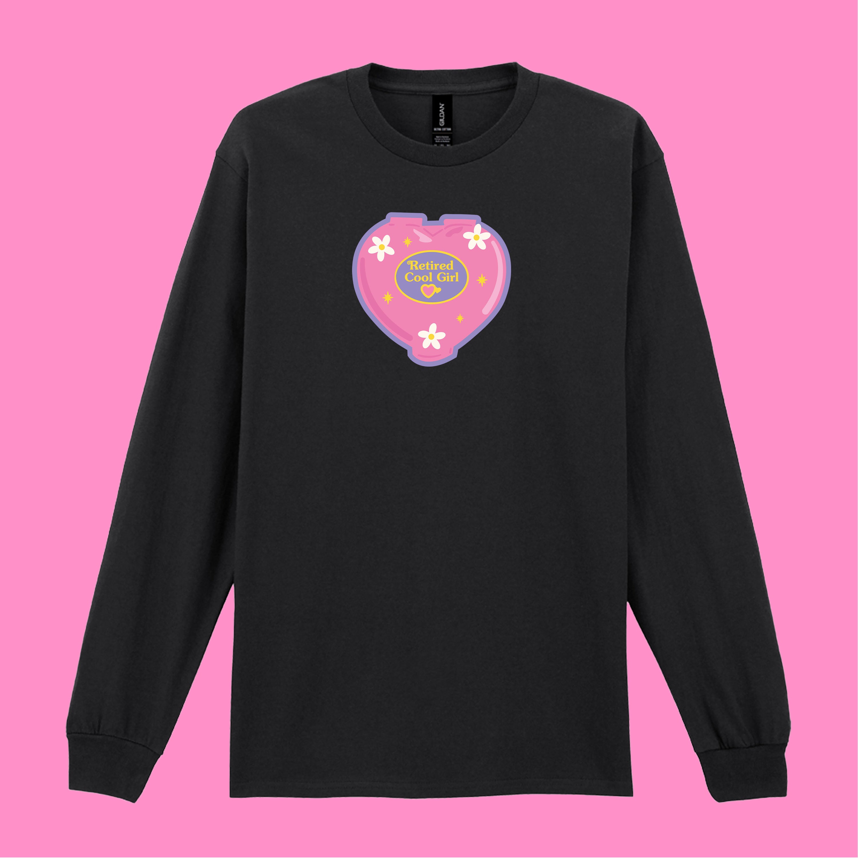 RETIRED COOL GIRL LONG SLEEVED T-SHIRT