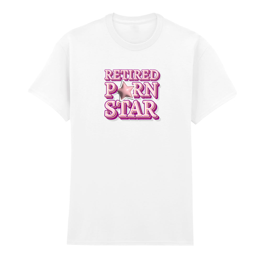 RETIRED PORN STAR T-SHIRT