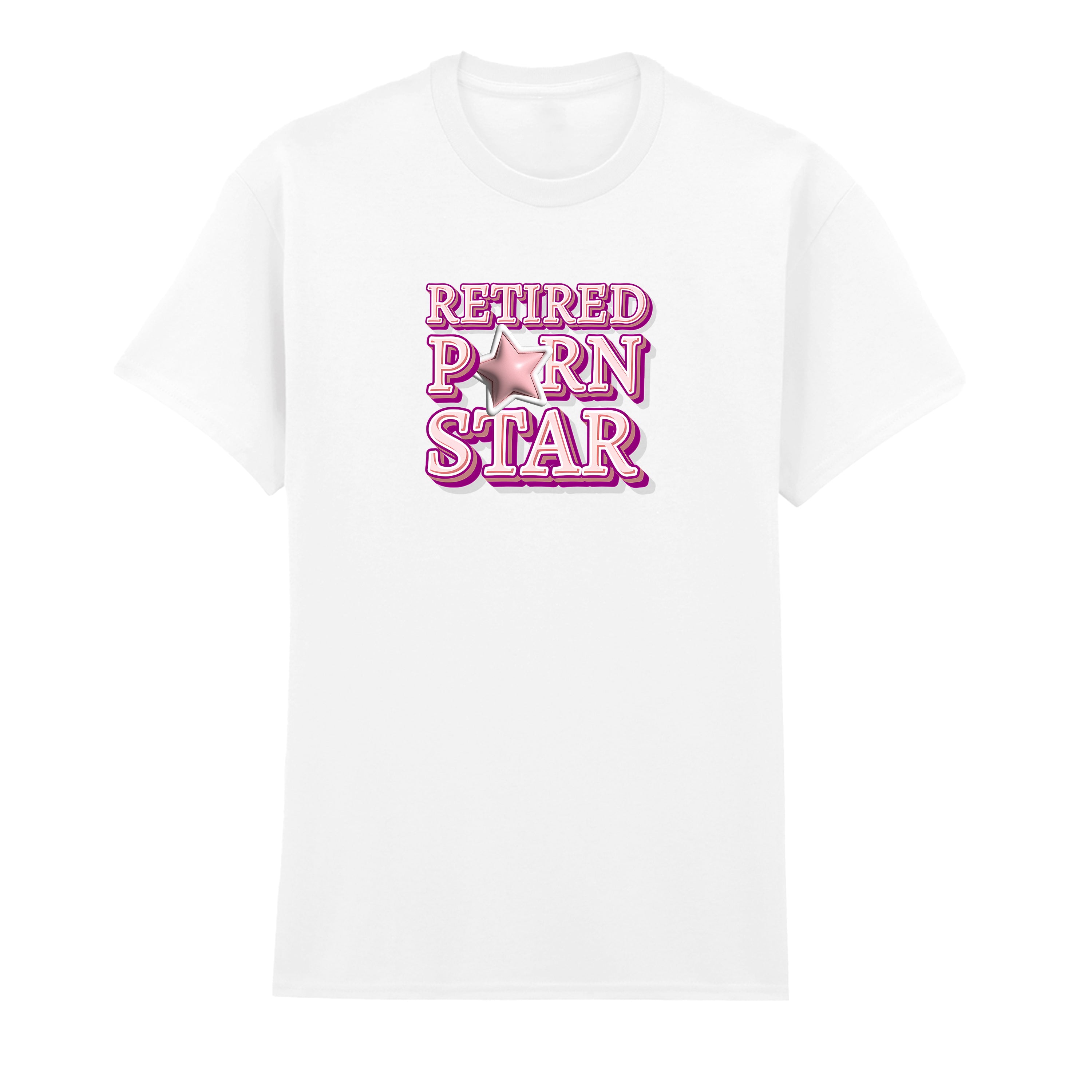 RETIRED PORN STAR T-SHIRT