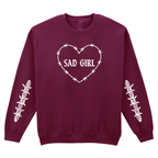 SAD GIRL SLEEVE SWEATSHIRT