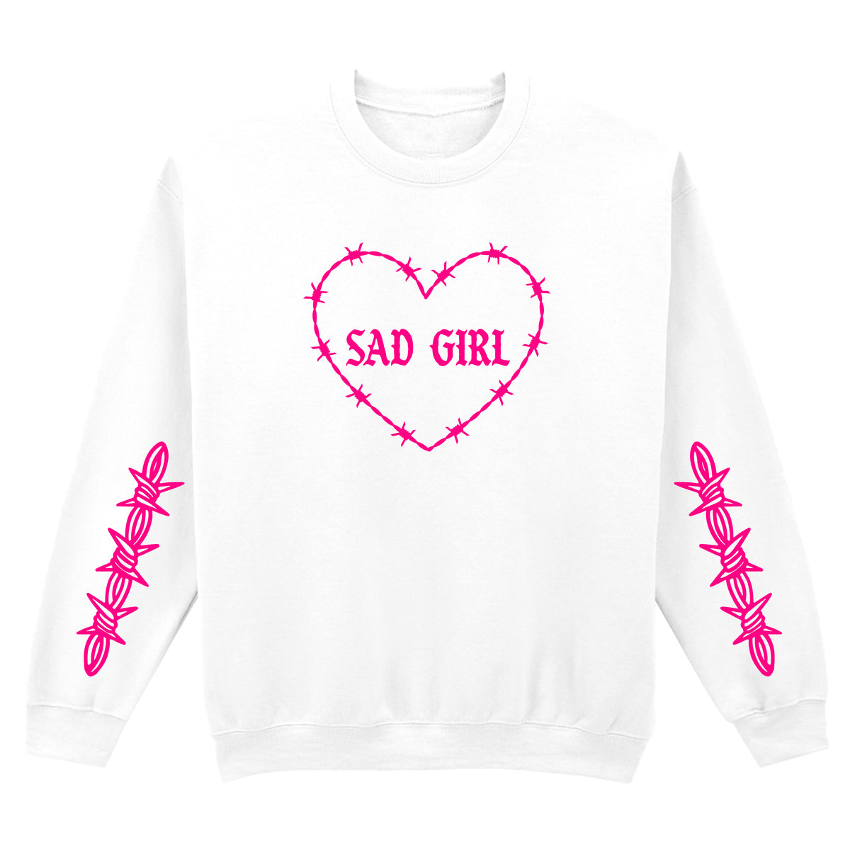 SAD GIRL SLEEVE SWEATSHIRT