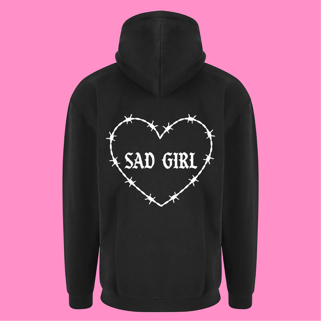 SAD GIRL ZIP HOODIE
