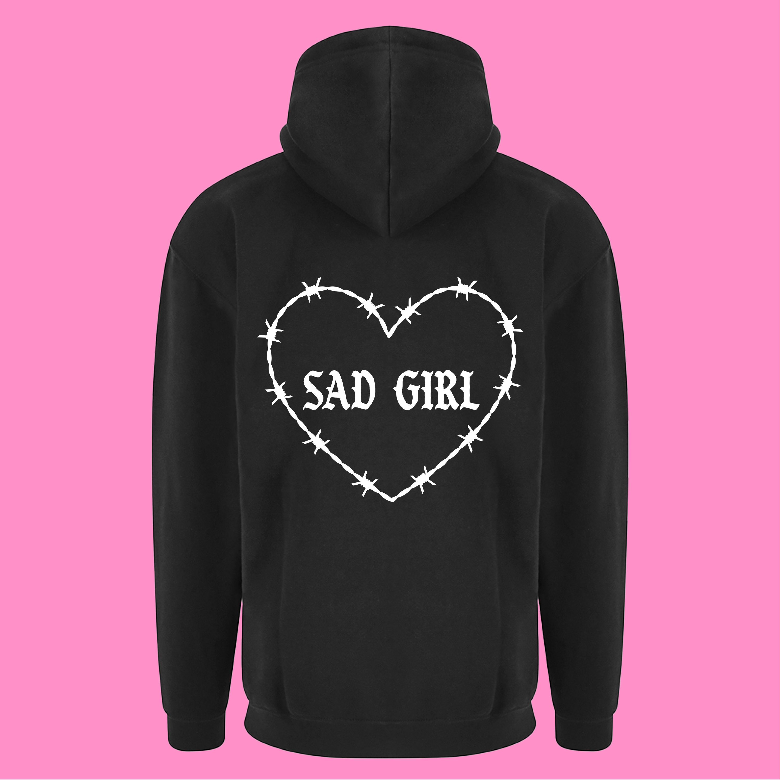 SAD GIRL ZIP HOODIE