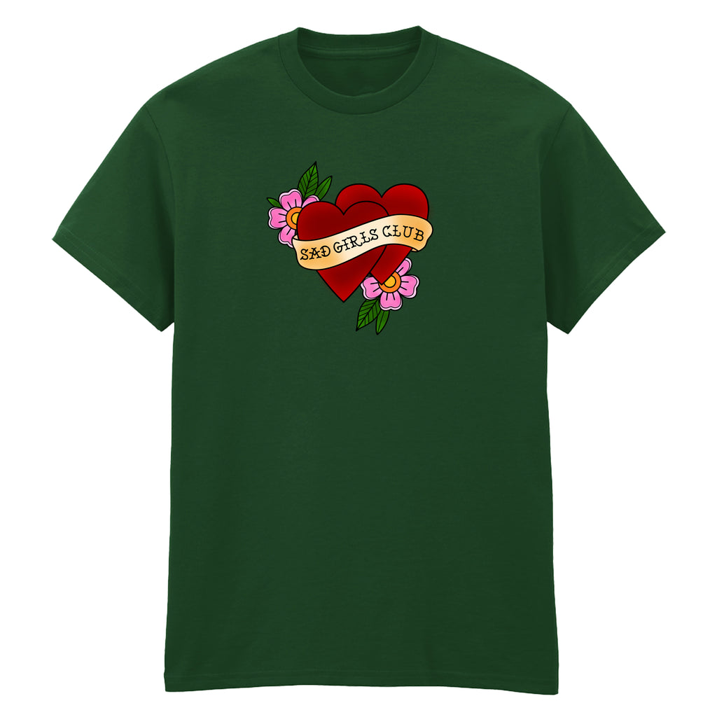 SAD GIRLS CLUB HEART TATTOO T-SHIRT
