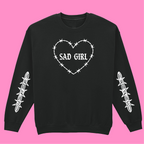 SAD GIRL SLEEVE SWEATSHIRT