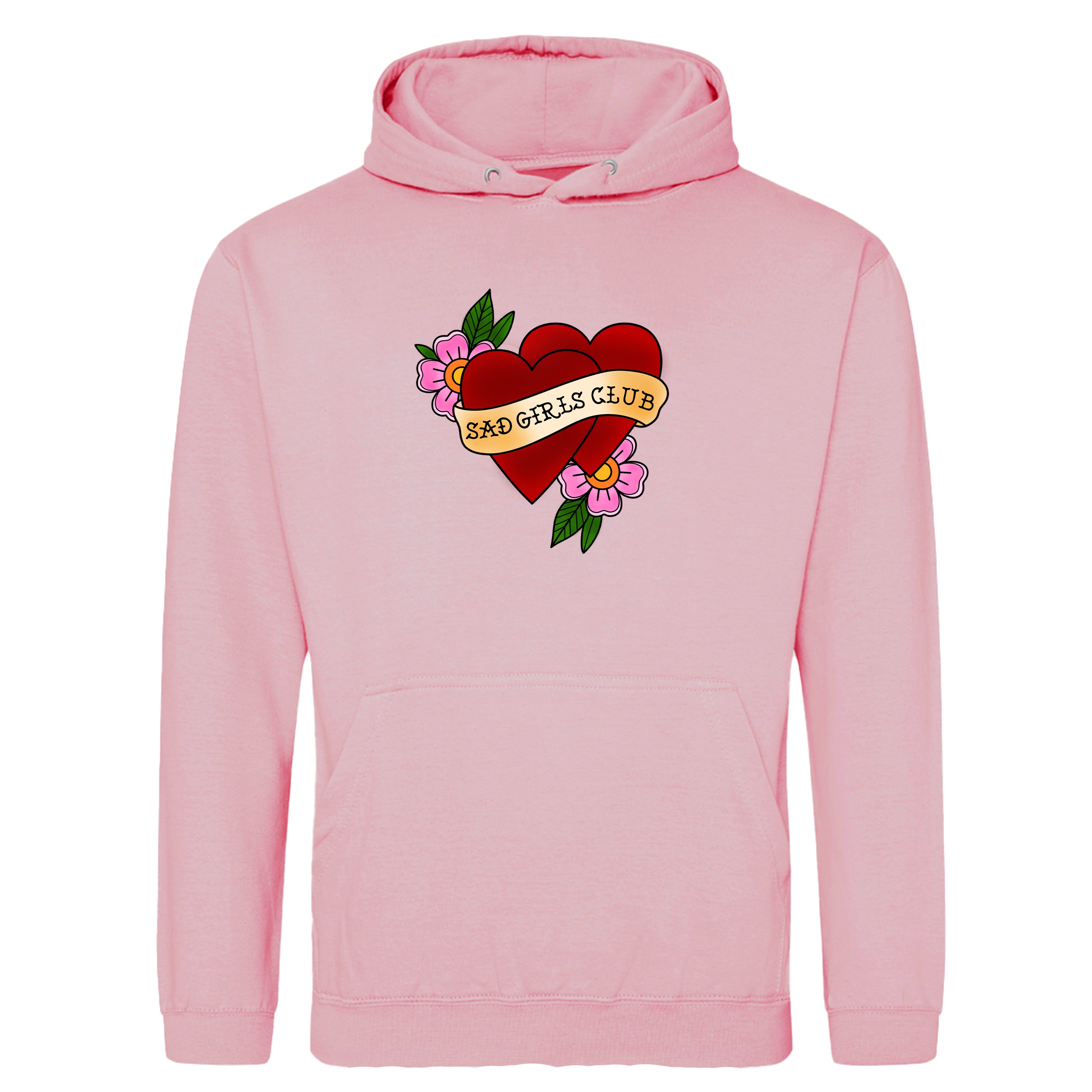 SAD GIRLS CLUB HEART TATTOO HOODIE