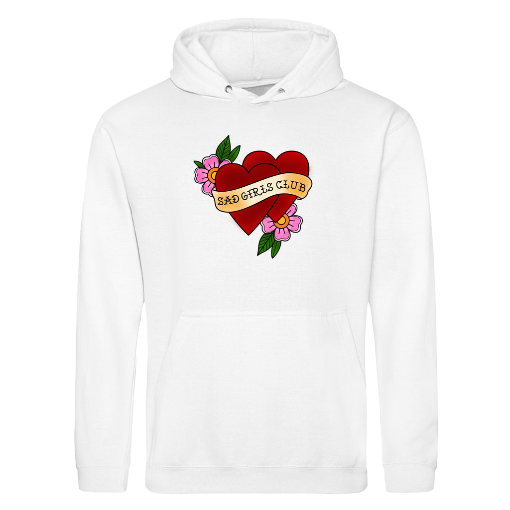 SAD GIRLS CLUB HEART TATTOO HOODIE