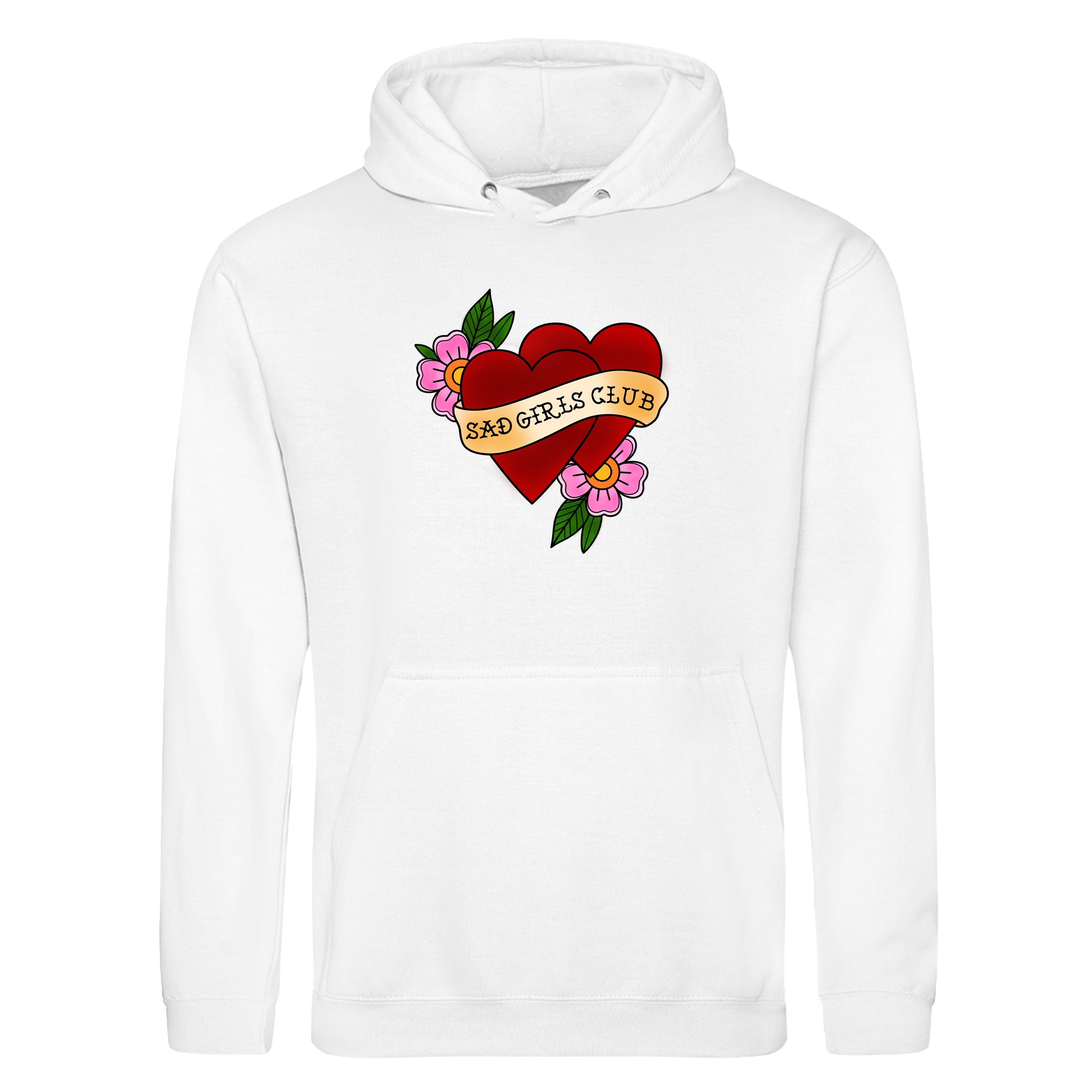 SAD GIRLS CLUB HEART TATTOO HOODIE
