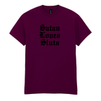 SATAN LOVES SLUTS T-SHIRT