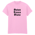 SATAN LOVES SLUTS T-SHIRT