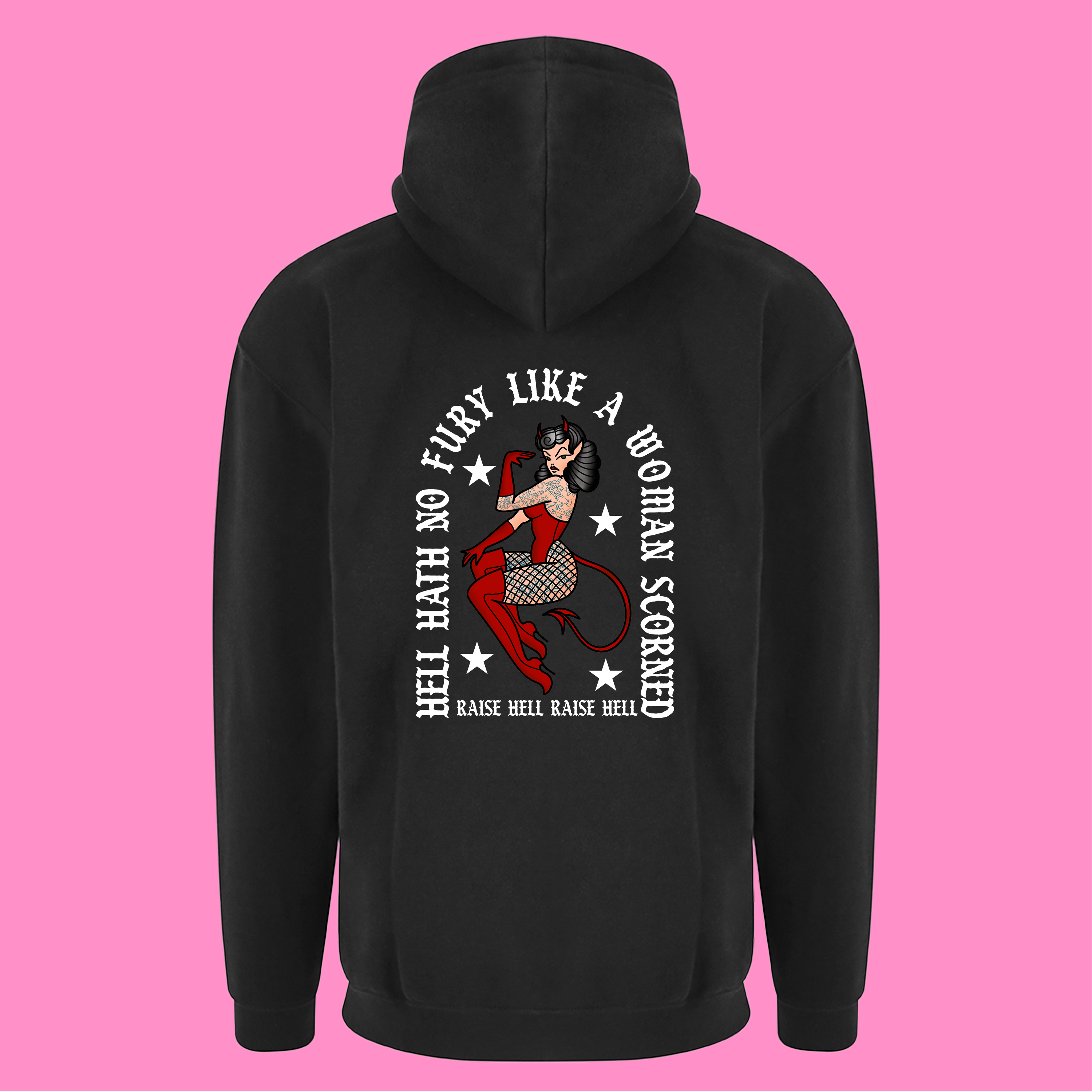 WOMAN SCORNED ZIP HOODIE