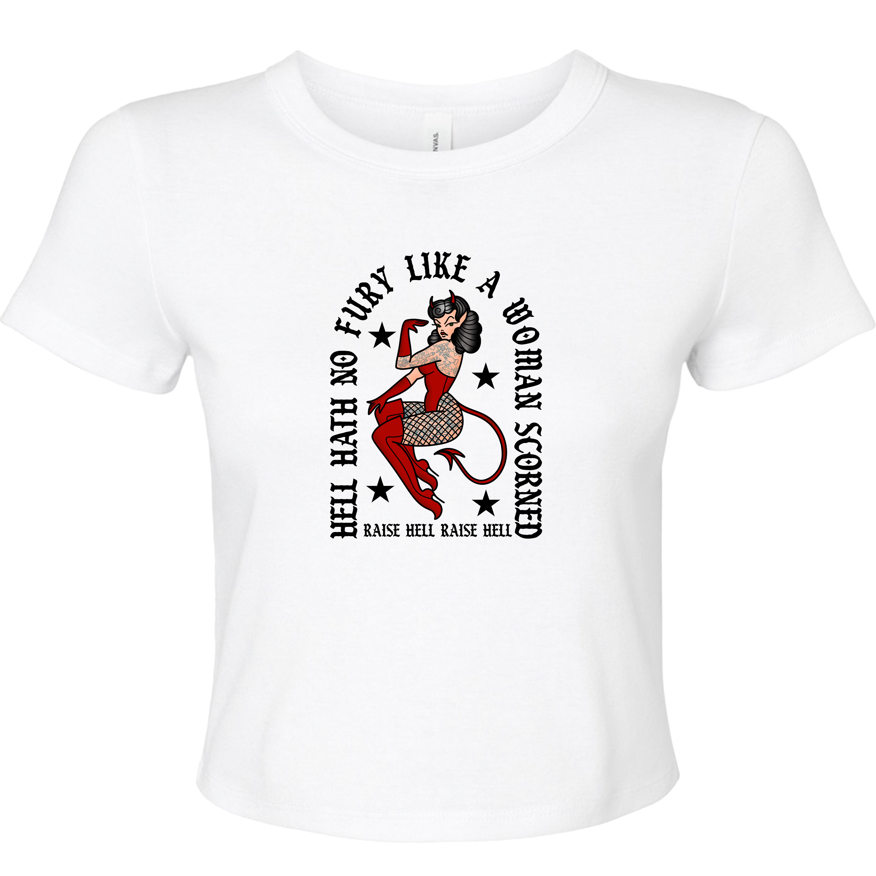 HELL HATH NO FURY LIKE A WOMAN SCORNED BABY T-SHIRT