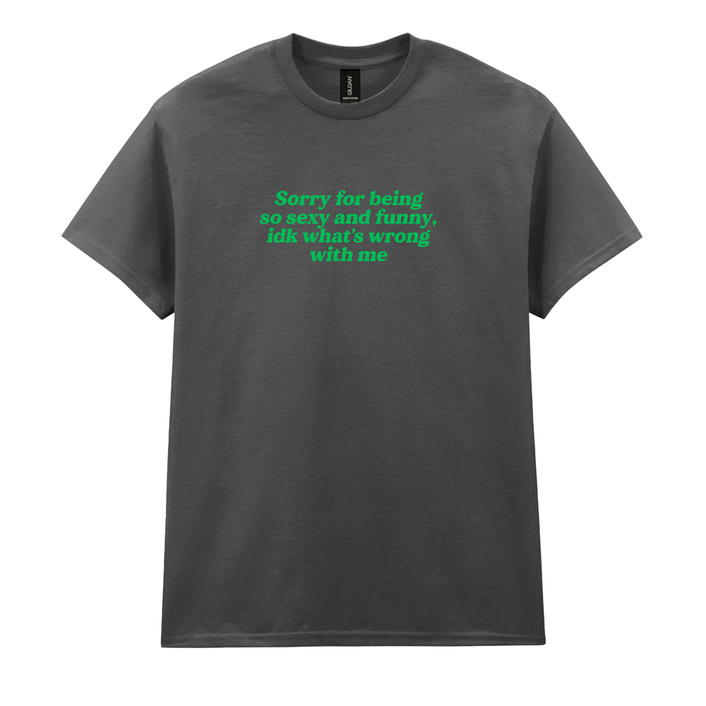 SORRY FOR BEING SEXY AND FUNNY T-SHIRT
