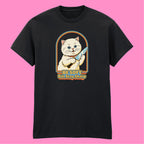 BE SOFT BUT STAY SHARP CAT T-SHIRT