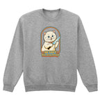 BE SOFT BUT STAY SHARP CAT SWEATSHIRT