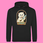 BE SOFT BUT STAY SHARP CAT HOODIE