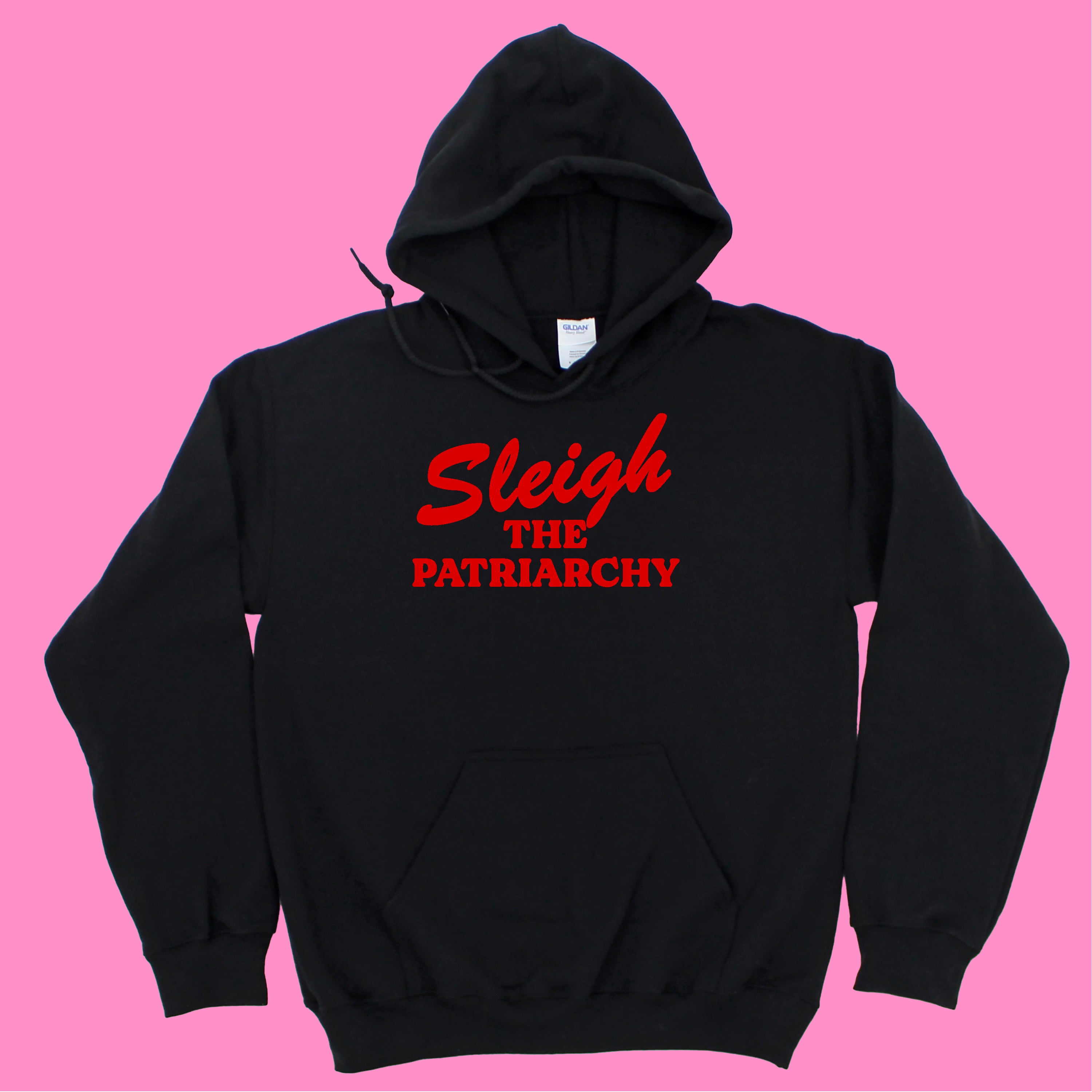 SLEIGH THE PATRIARCHY CHRISTMAS KIDS HOODIE