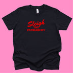 SLEIGH THE PATRIARCHY CHRISTMAS KIDS T-SHIRT