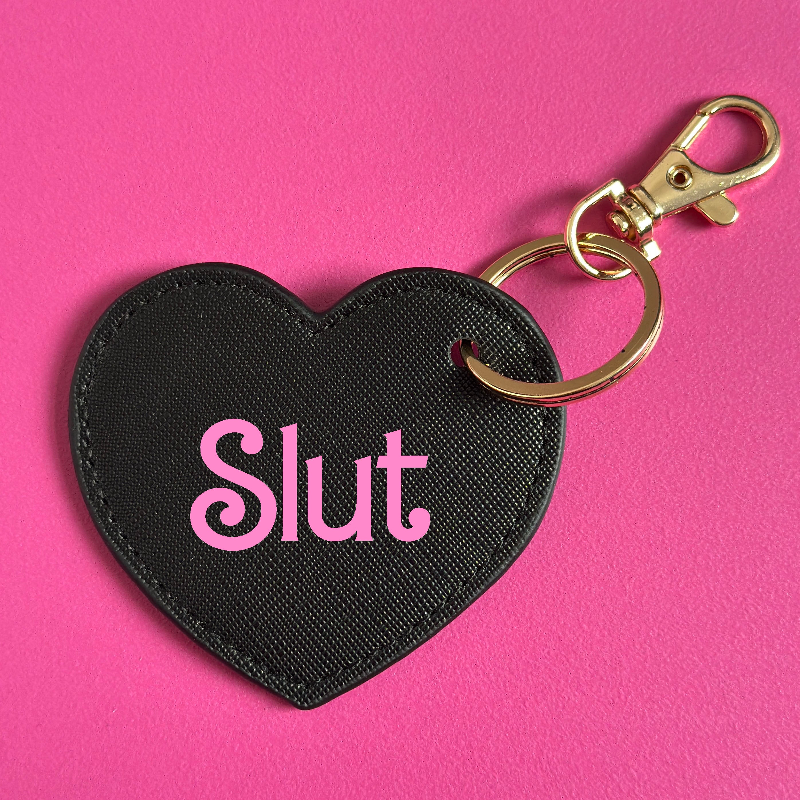 SLUT HEART KEYRING