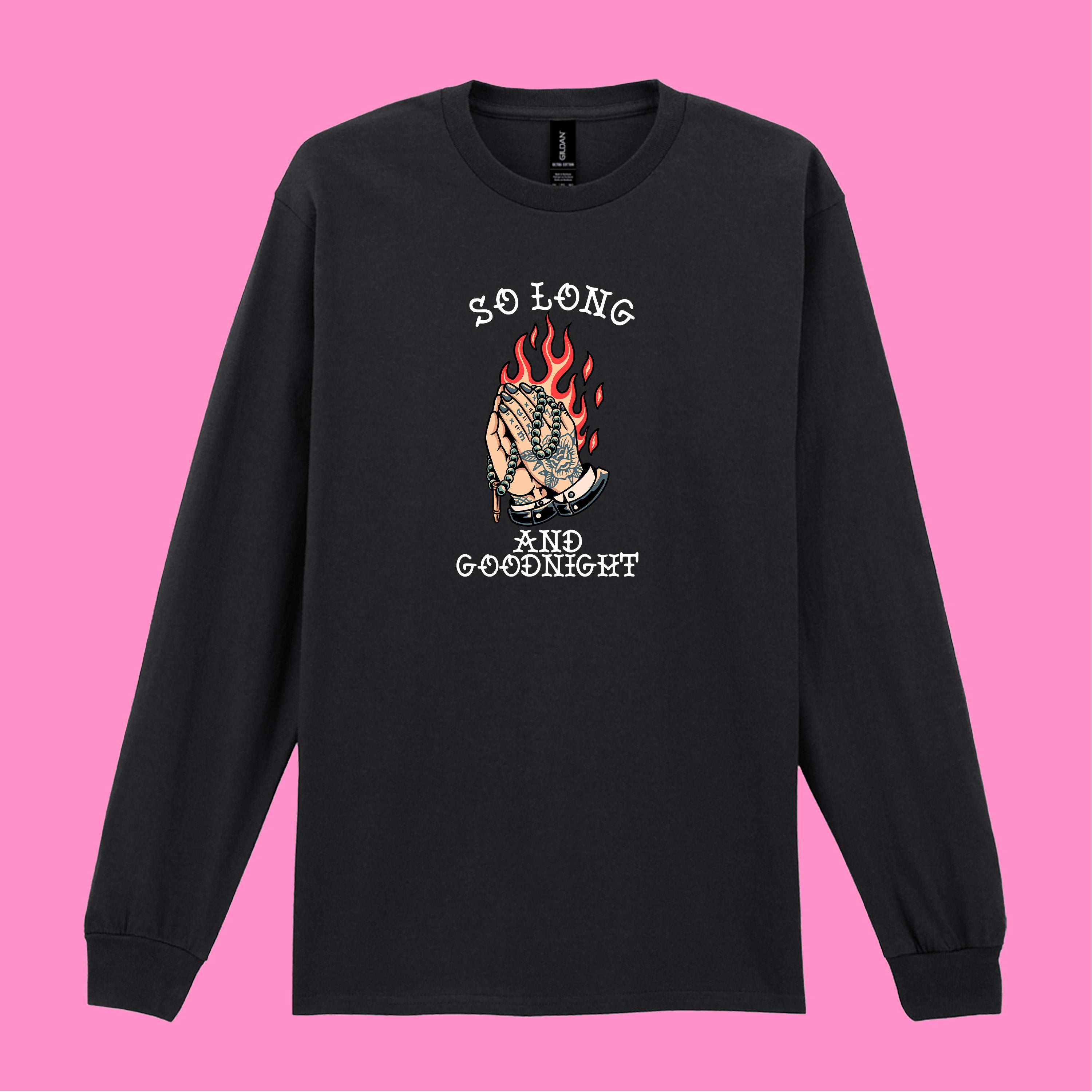 SO LONG AND GOODNIGHT MY CHEMICAL ROMANCE LONG SLEEVED T-SHIRT