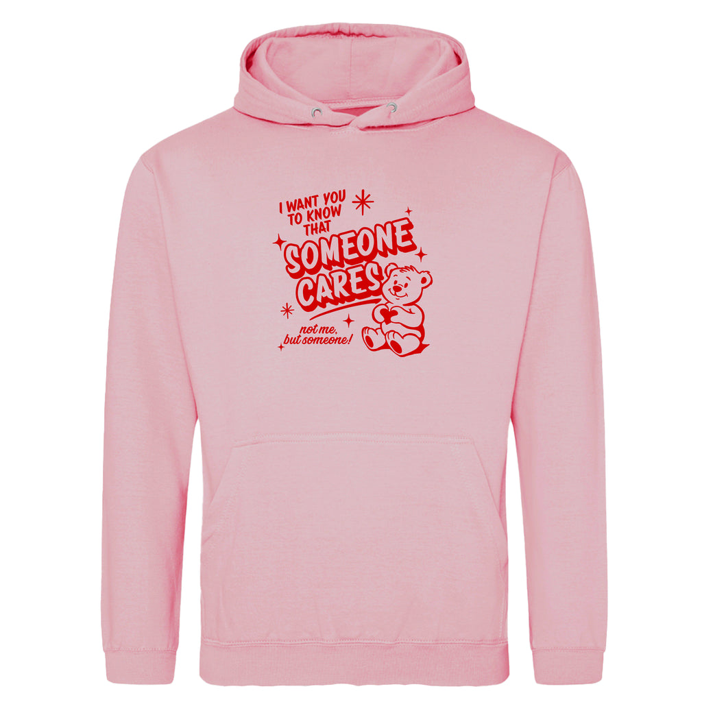 SOMEONE CARES TEDDY HOODIE