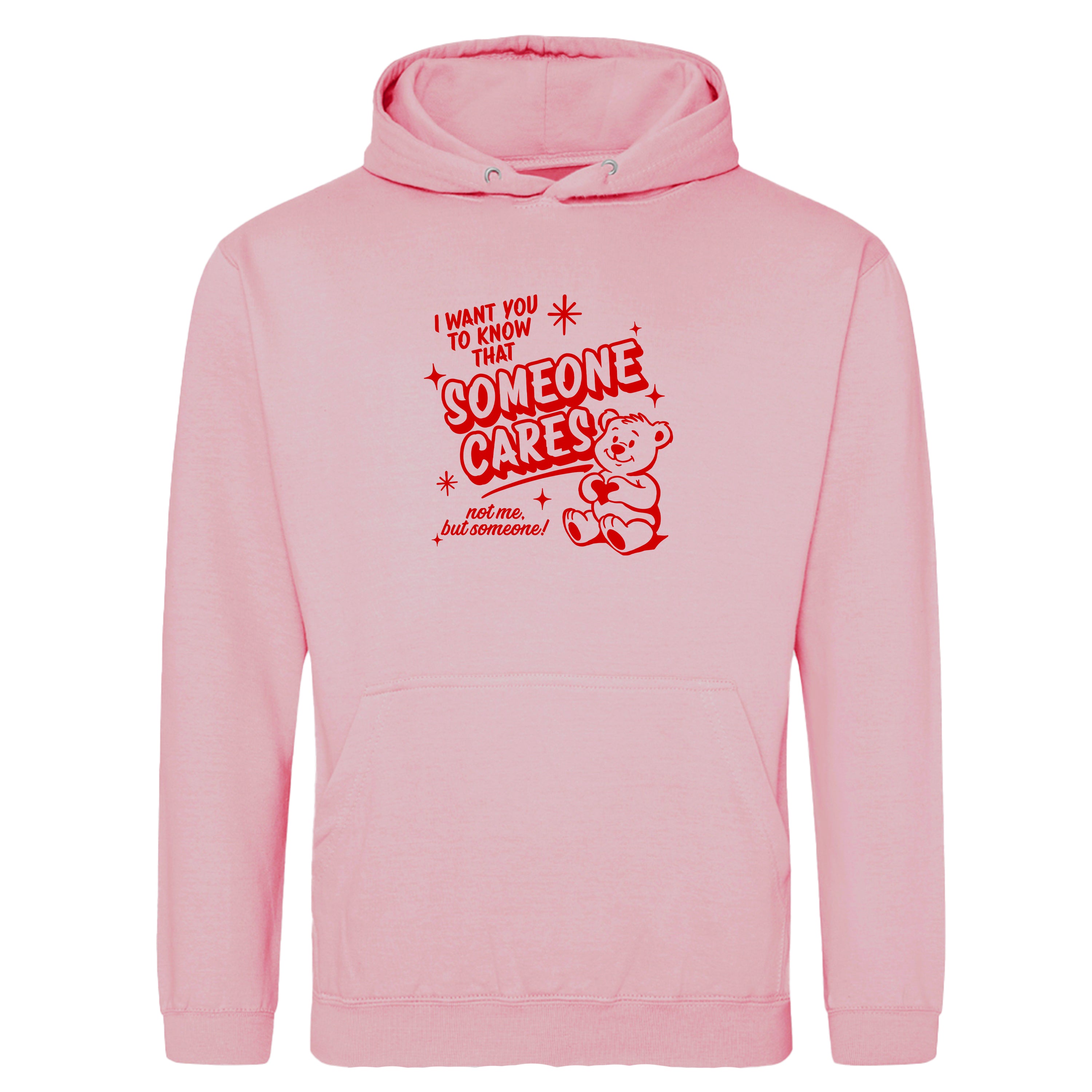 SOMEONE CARES TEDDY HOODIE
