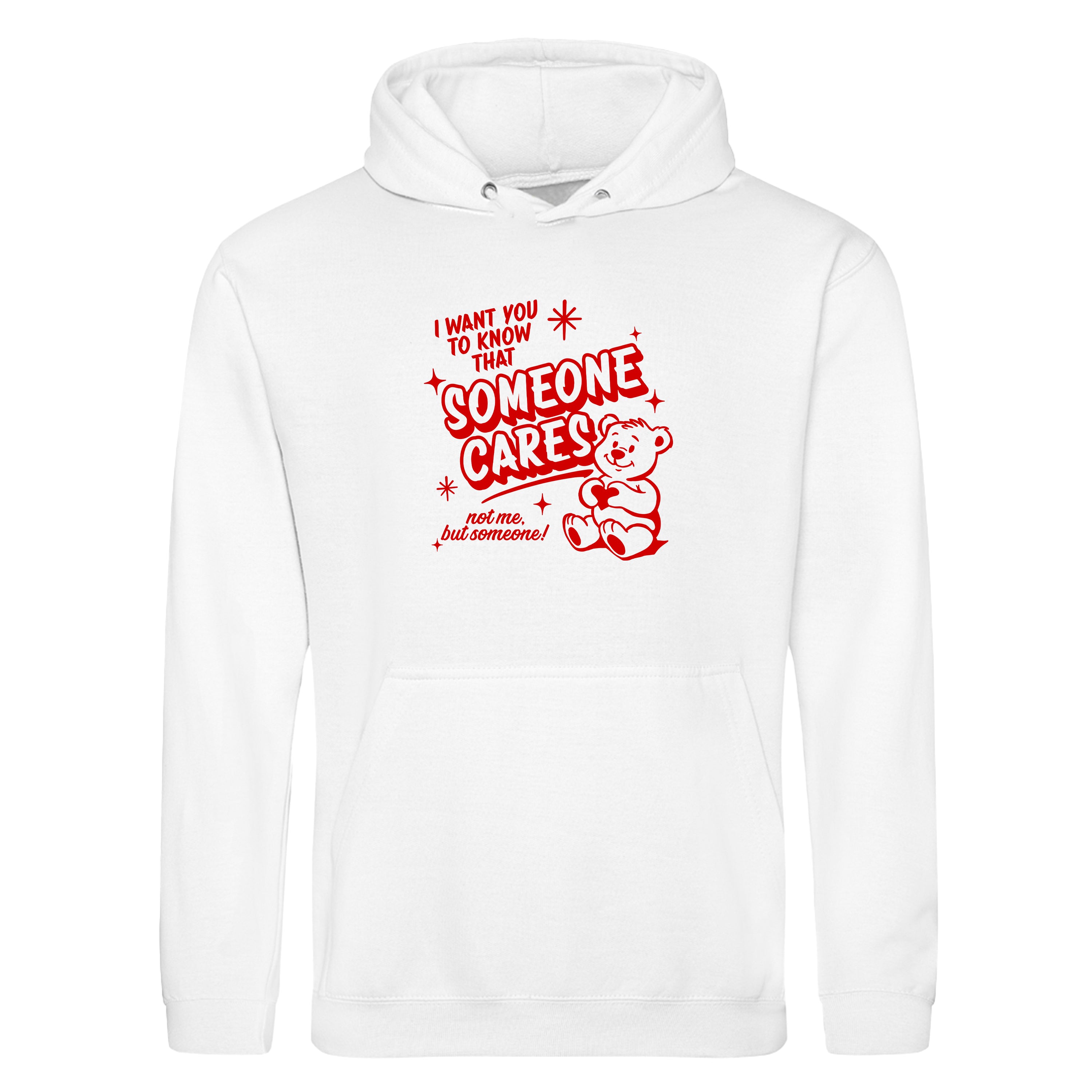 SOMEONE CARES TEDDY HOODIE