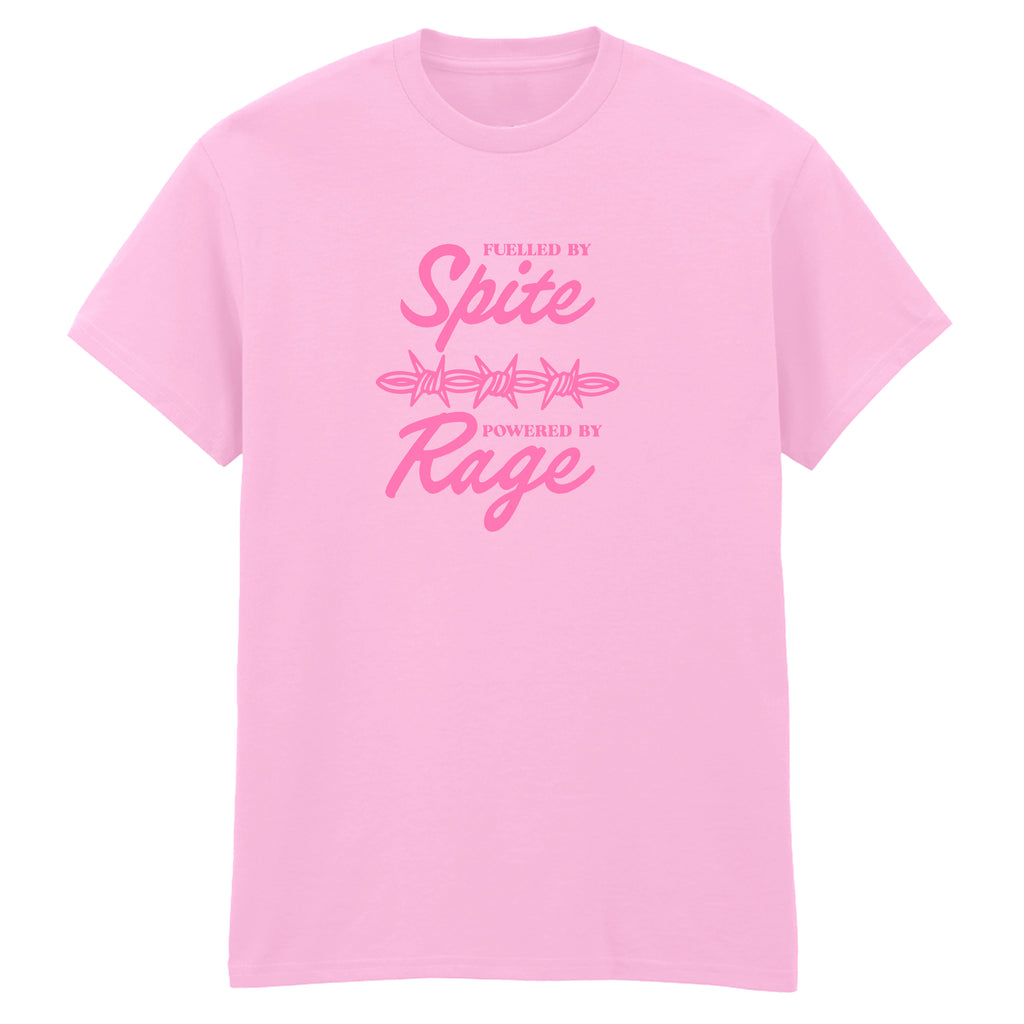 FUELLED BY SPITE POWERED BY RAGE T-SHIRT