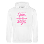 FUELLED BY SPITE POWERED BY RAGE BARBED WIRE HOODIE