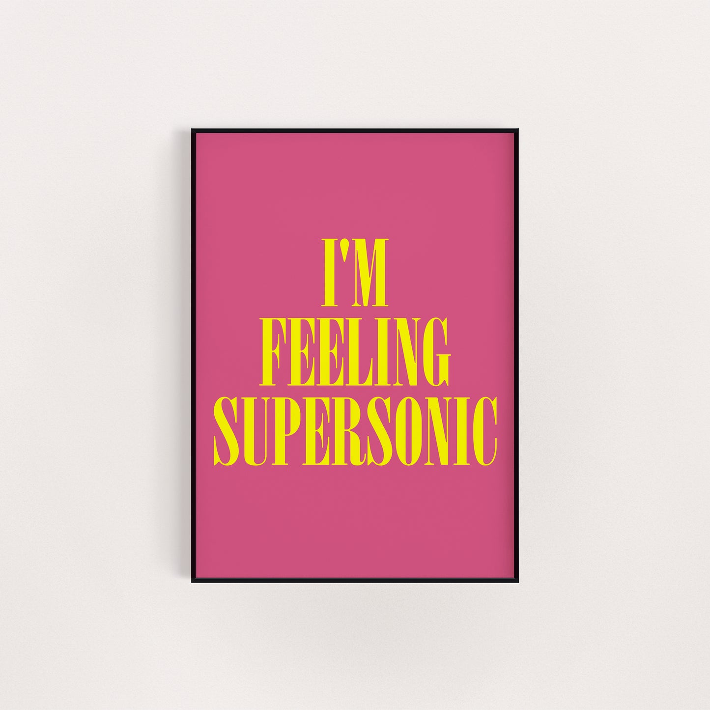 SUPERSONIC PRINT