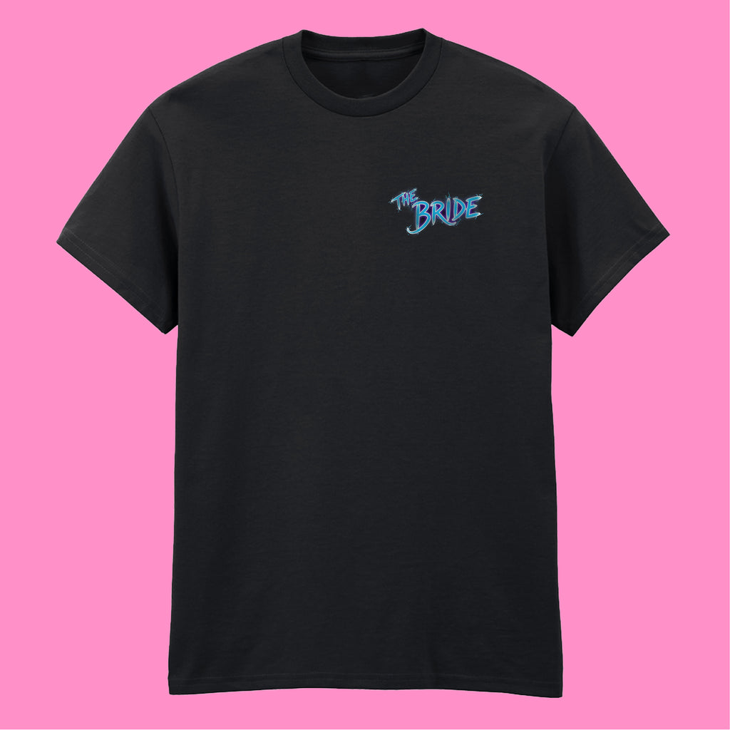 THE BRIDE FRONT AND BACK T-SHIRT