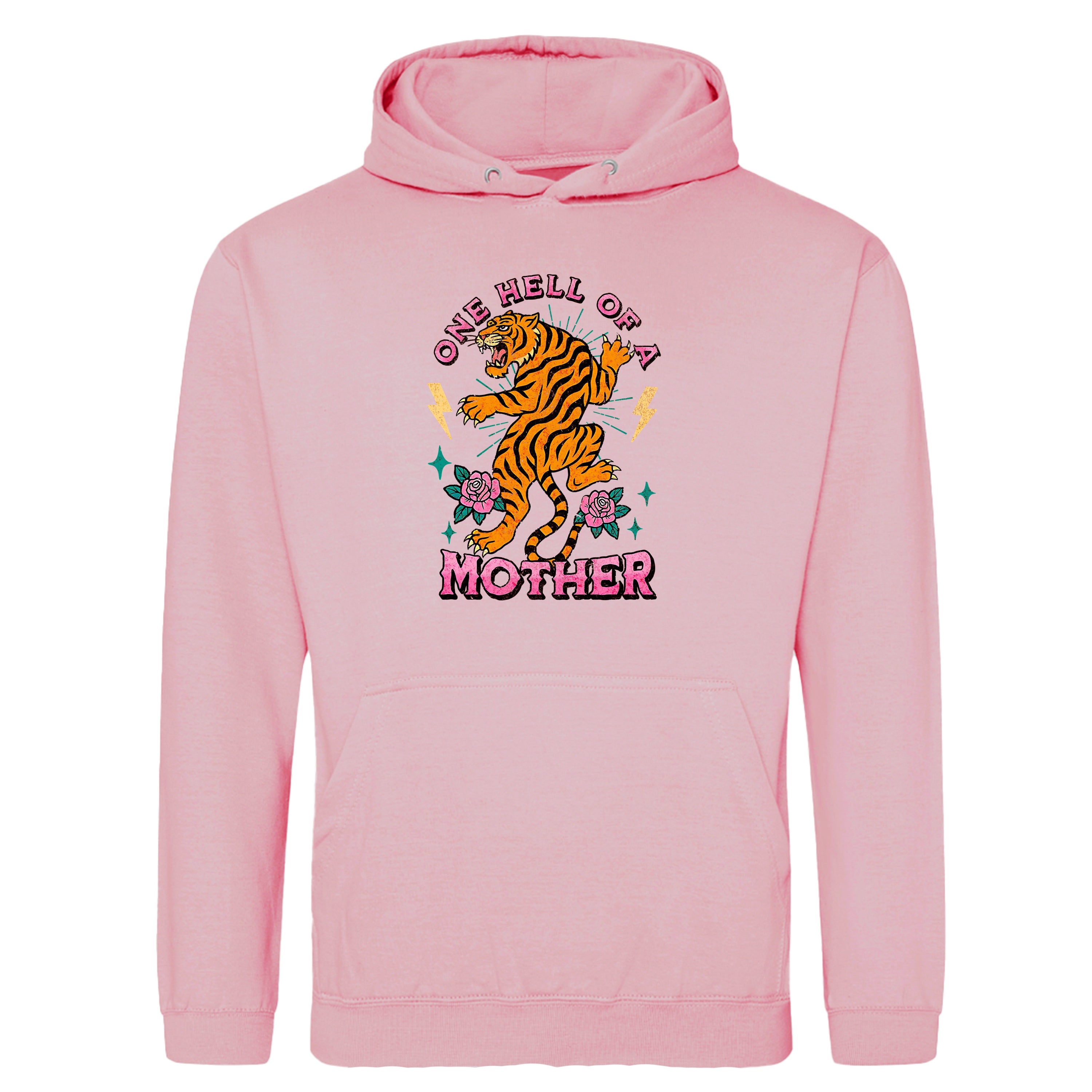 ONE HELL OF A MOTHER TIGER HOODIE