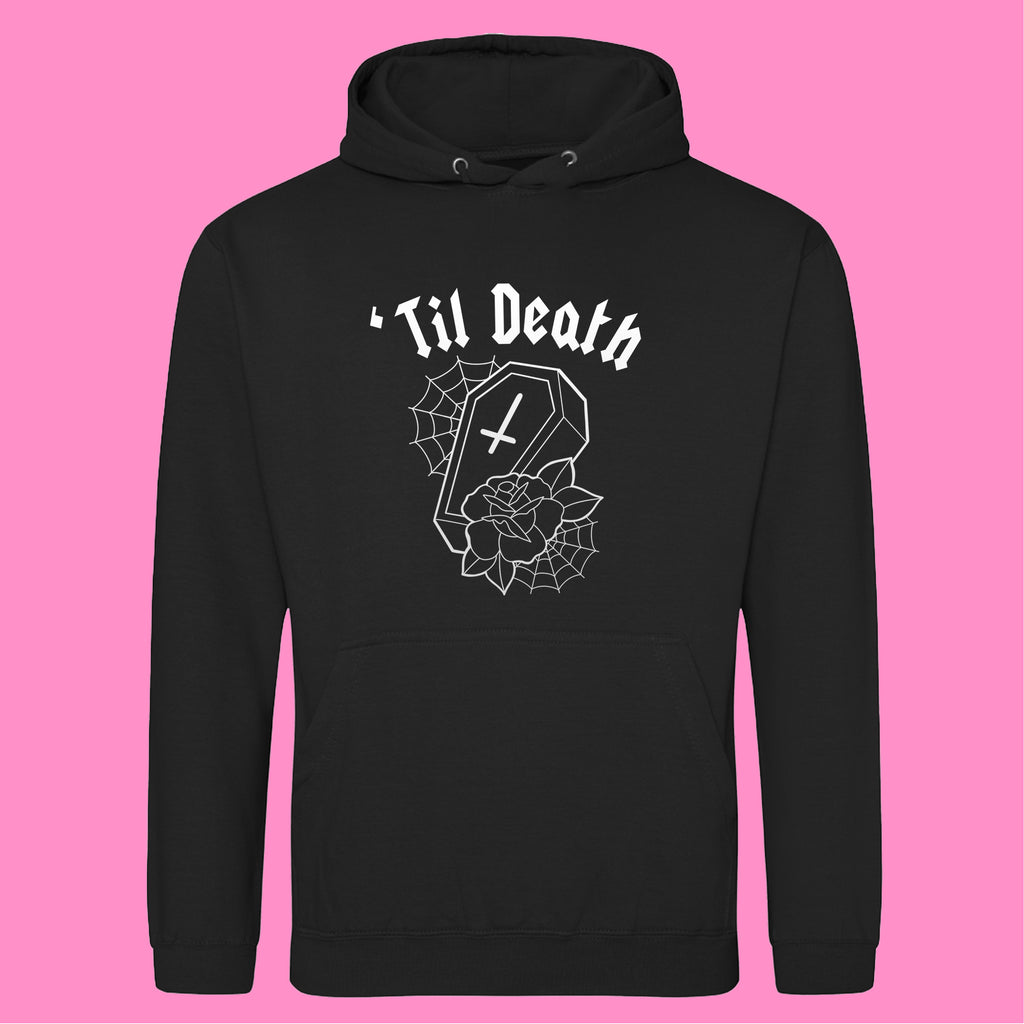 TIL DEATH COFFIN HOODIE