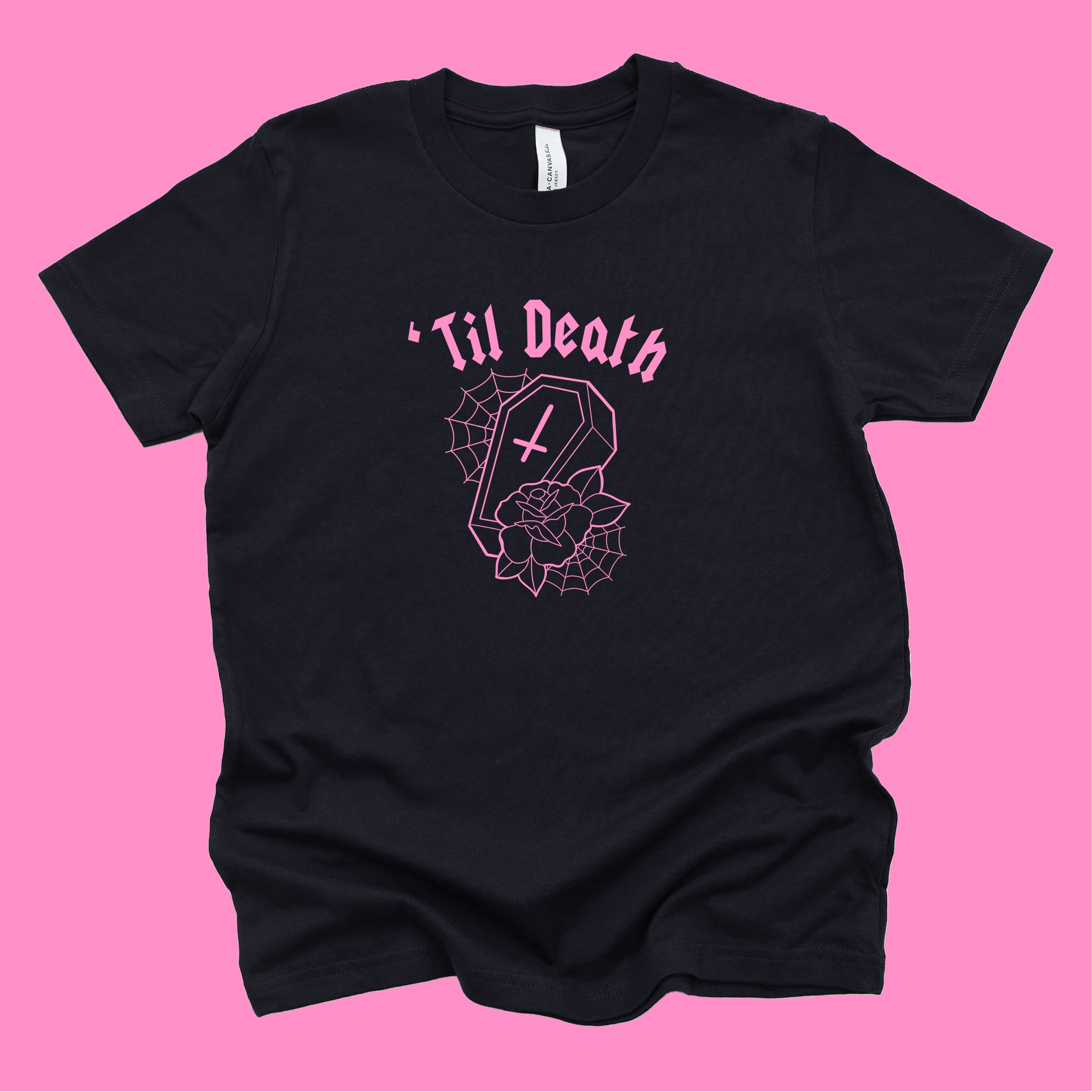 TIL DEATH COFFIN KIDS T-SHIRT