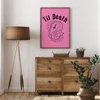 TIL DEATH COFFIN PRINT