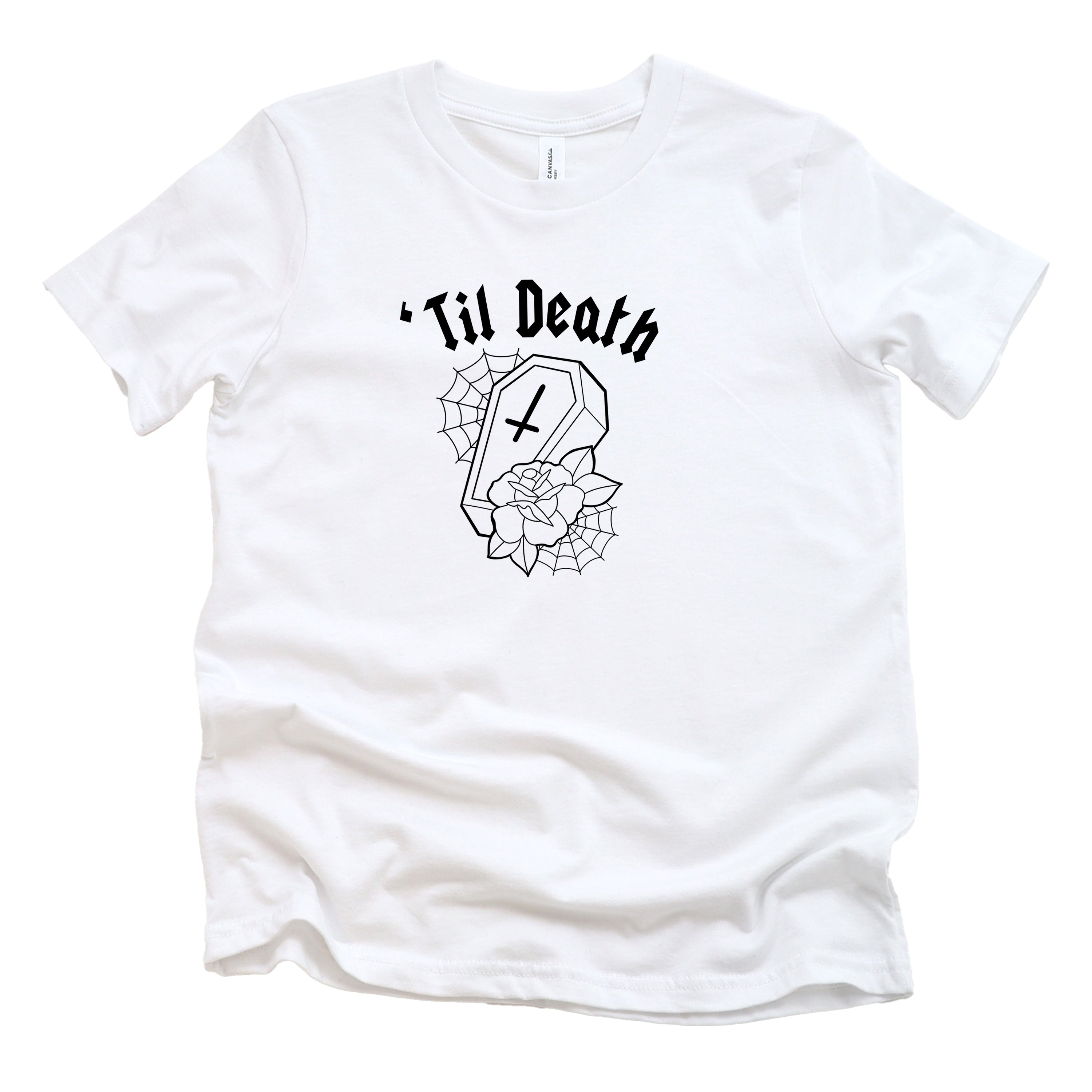 TIL DEATH COFFIN KIDS T-SHIRT